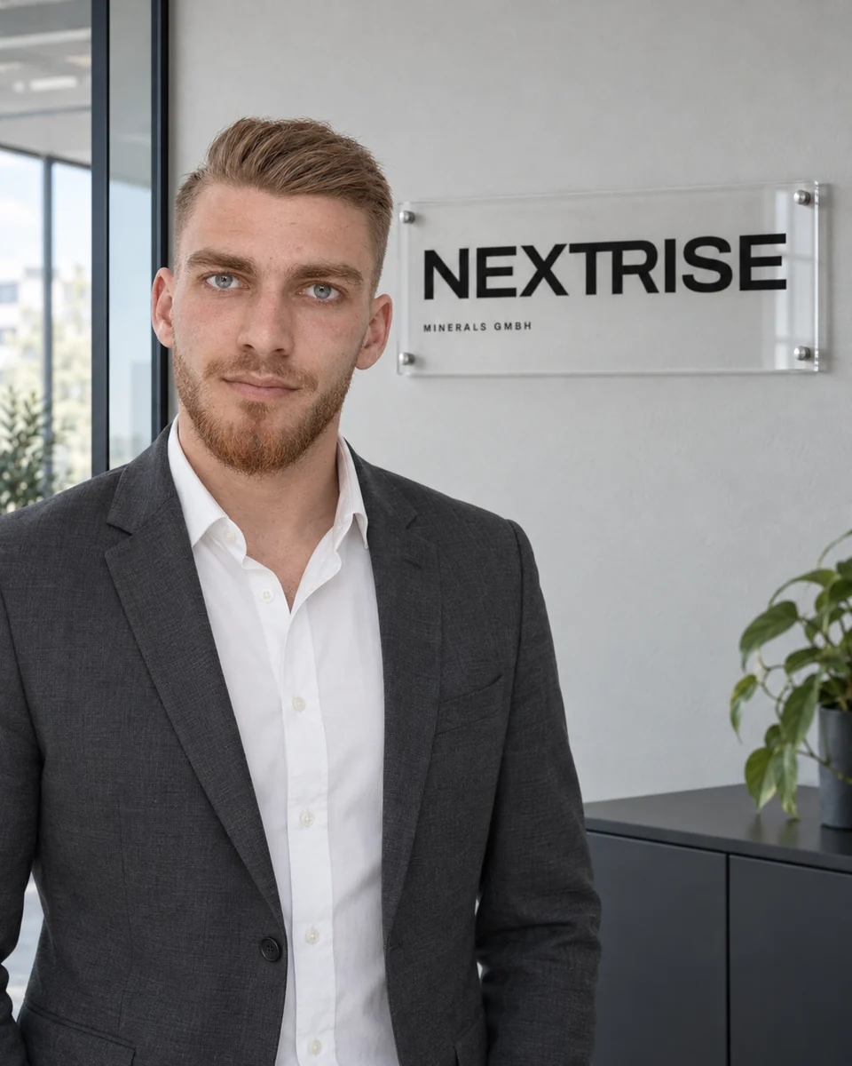Paul Schwemm, CEO · Geschäftsführung bei NextRise Minerals – Porträtvisualisierung